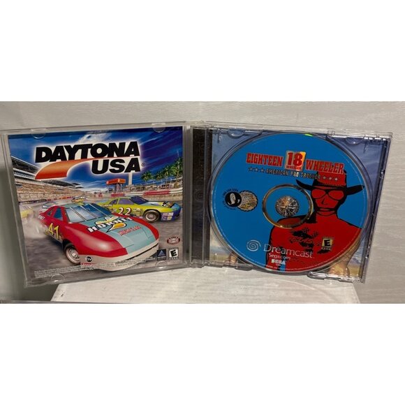 Crazy Taxi Sega & 18 Wheeler American Pro Trucker Dreamcast Game Complete Teen - Picture 9 of 9